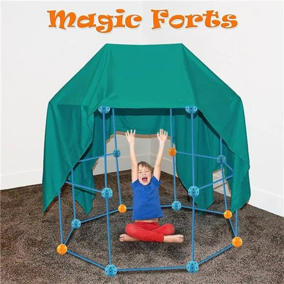 Fort Building Kit for Kids, 135 PCS Builder Play Fort Toy for 5-12 Years Old - Picture 4 of 6